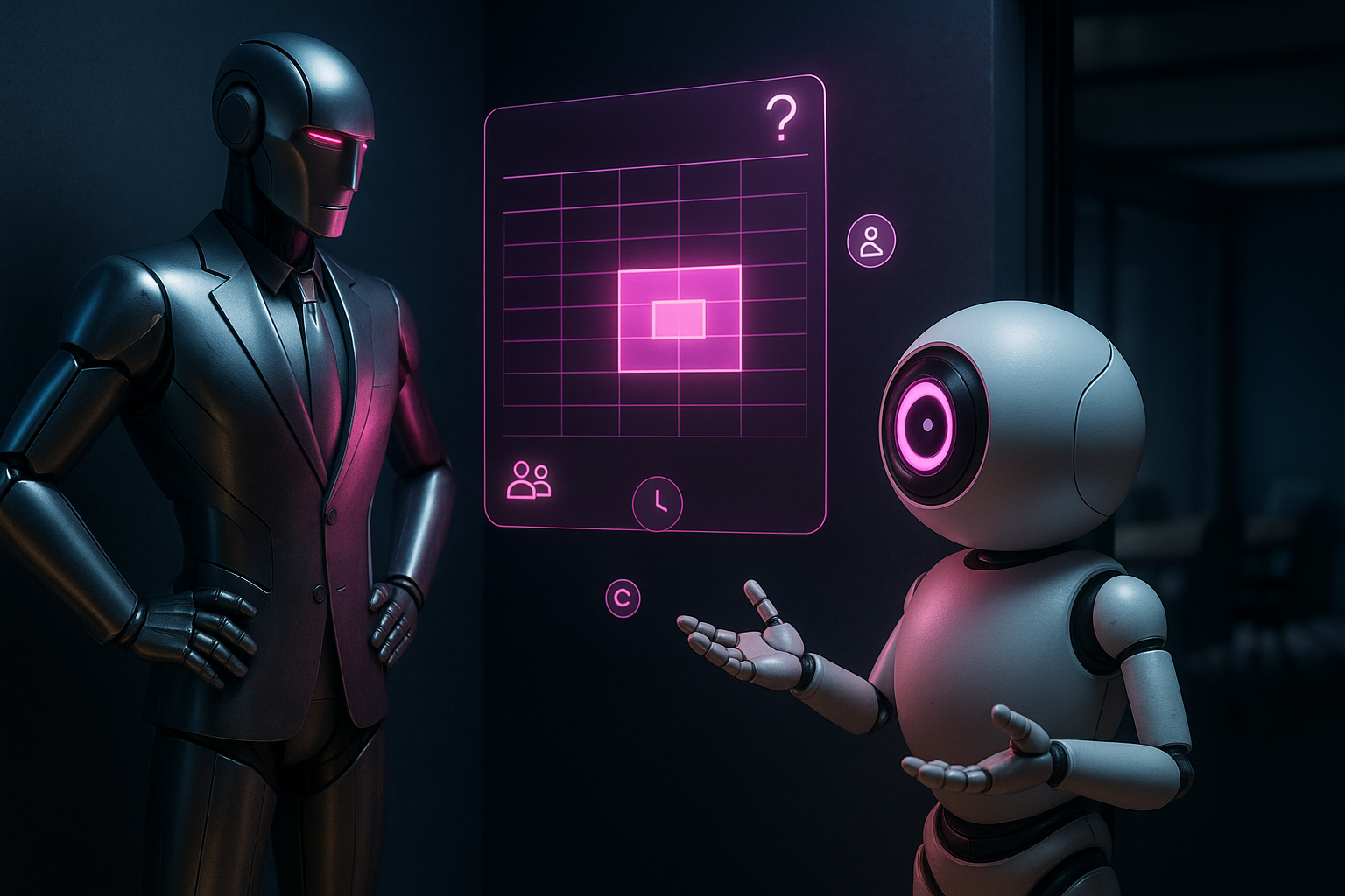 When to run an AI agent meeting (and when not to) — illustration from MANAV blog post AI Agents That Meet: How Multi-Agent Meetings Actually Work